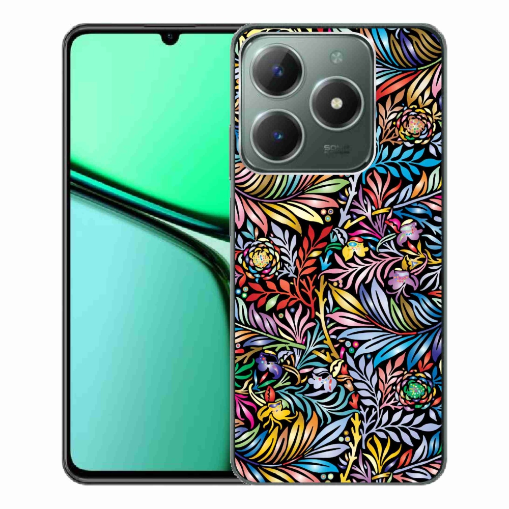 Zselés borító mmCase a Realme C61 készülékhez - virágok 5