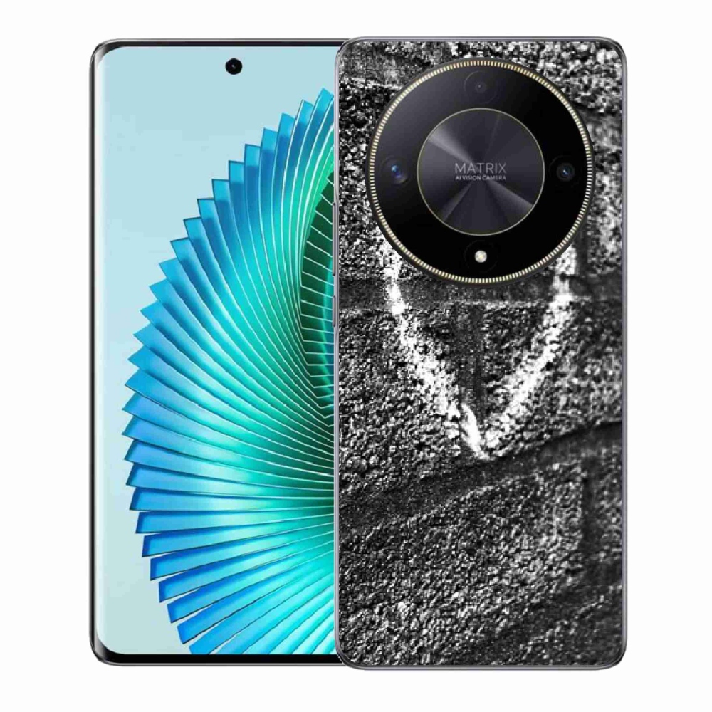 Gél borítás mmCase a Honor Magic 6 Lite 5G számára - szív a falon