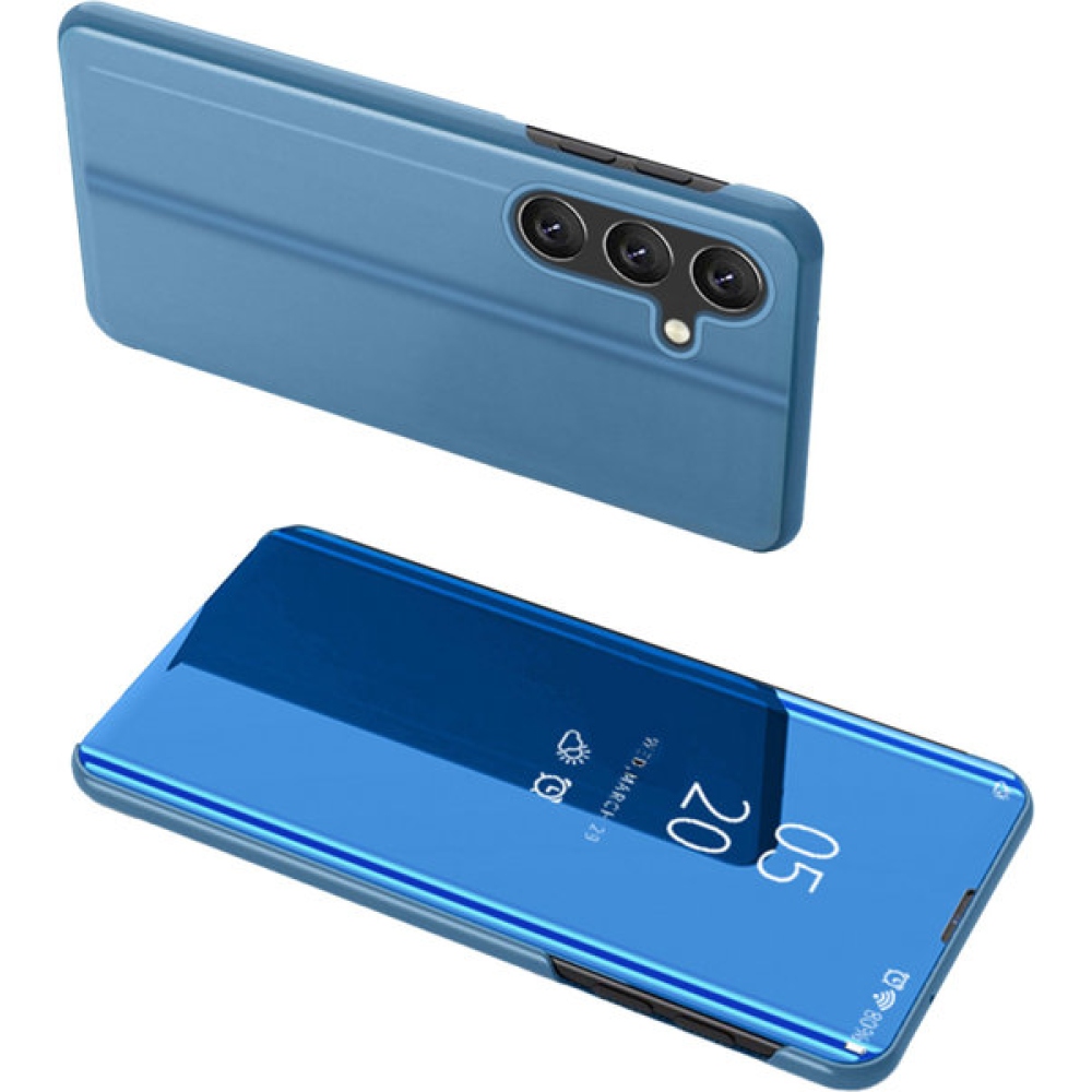 Átlátszó zárófedél matt előlappal a Samsung Galaxy A24 készülékre - kék
