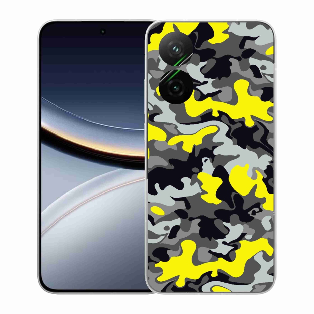 Gél borítás mmCase a Xiaomi Poco F7 5G számára - álcázó minta 6
