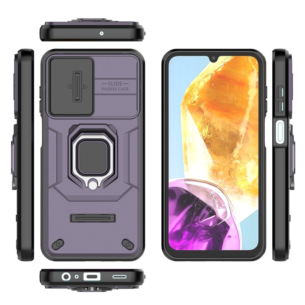 Lencseálló hibrid borítás a Samsung Galaxy M15 5G készülékre - lila