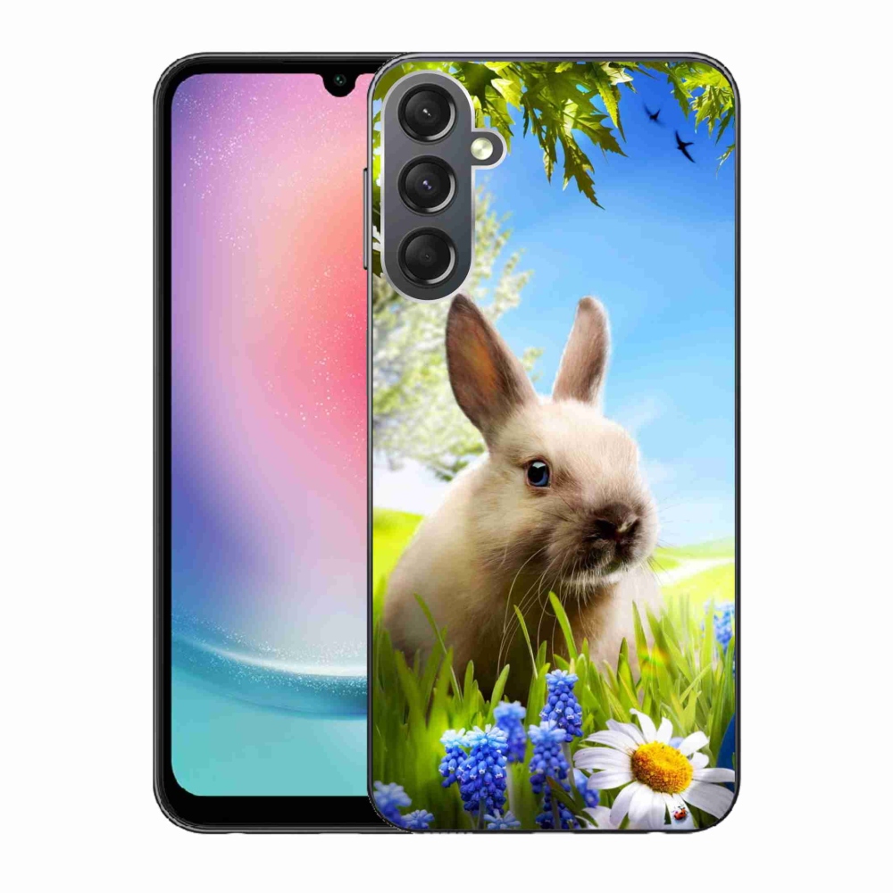 Gél védőhuzat mmCase Samsung Galaxy A24 készülékhez - nyuszi