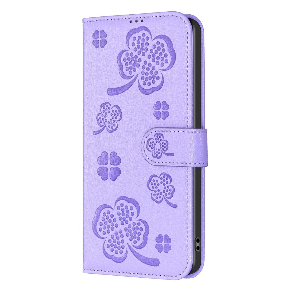 Clover könyvtáska Honor X8c-hez - lila