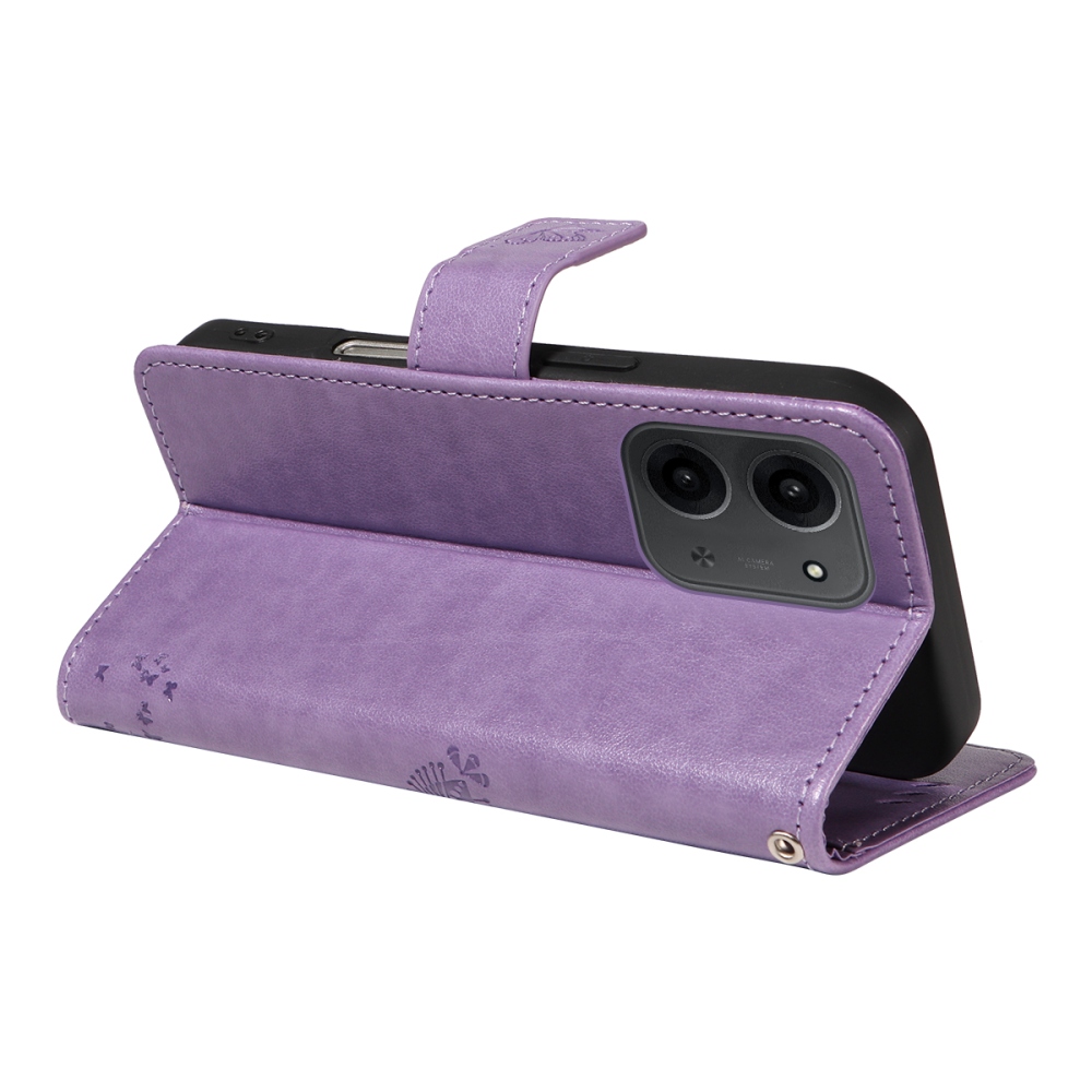 Fák könyve tok Xiaomi Redmi 15C 4G/5G (173mm) - világos lila