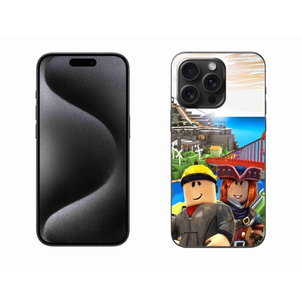 Zselés borítás mmCase iPhone 15 Pro Max készülékhez - roblox 1