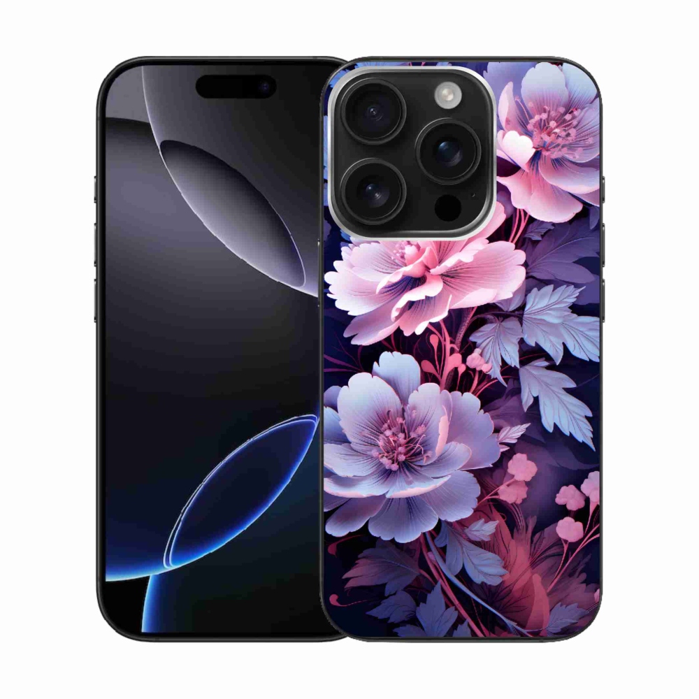 Gél borítás mmCase iPhone 16 Pro készülékhez - virágok 11