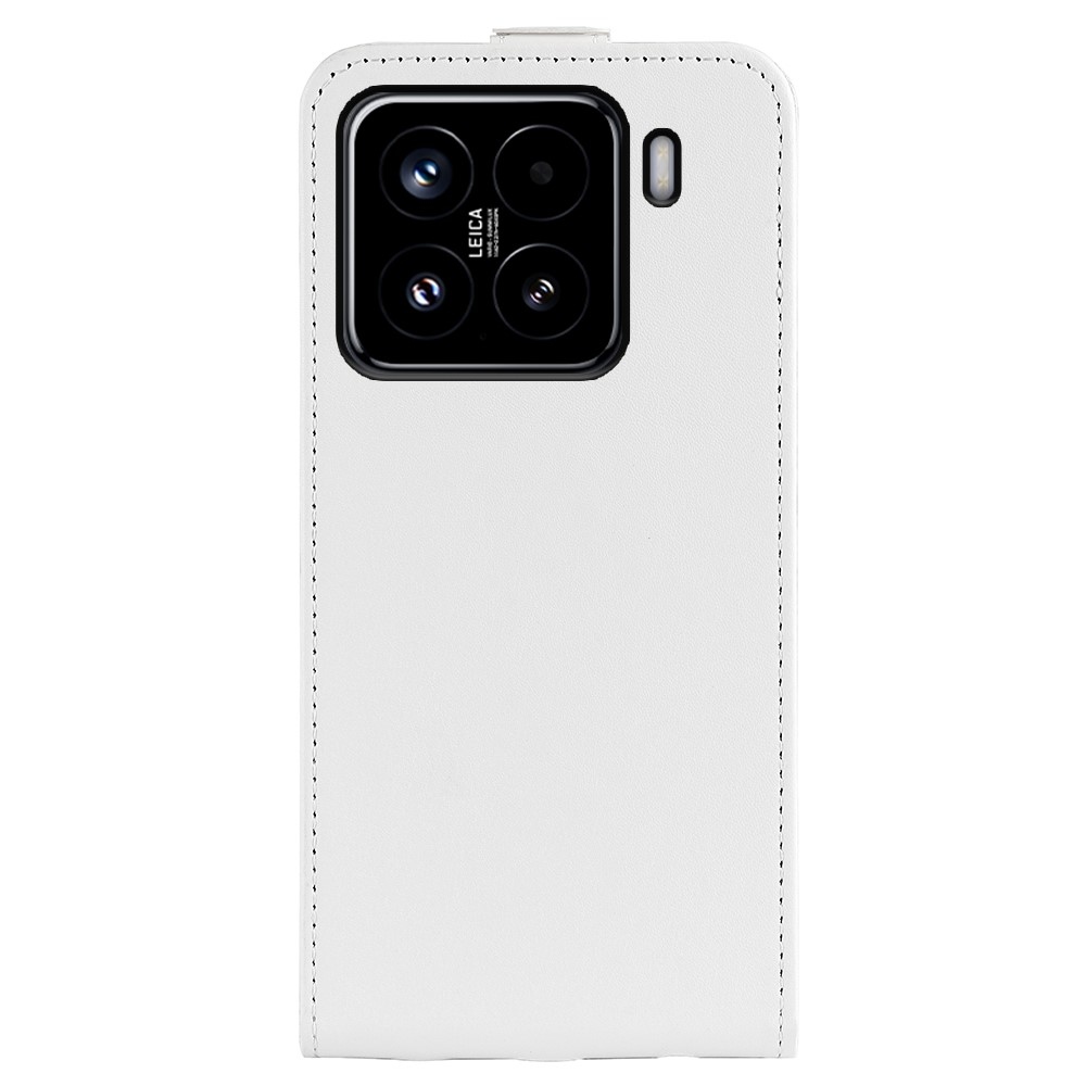 Függőleges könyvtáska Xiaomi 15-öshöz - fehér