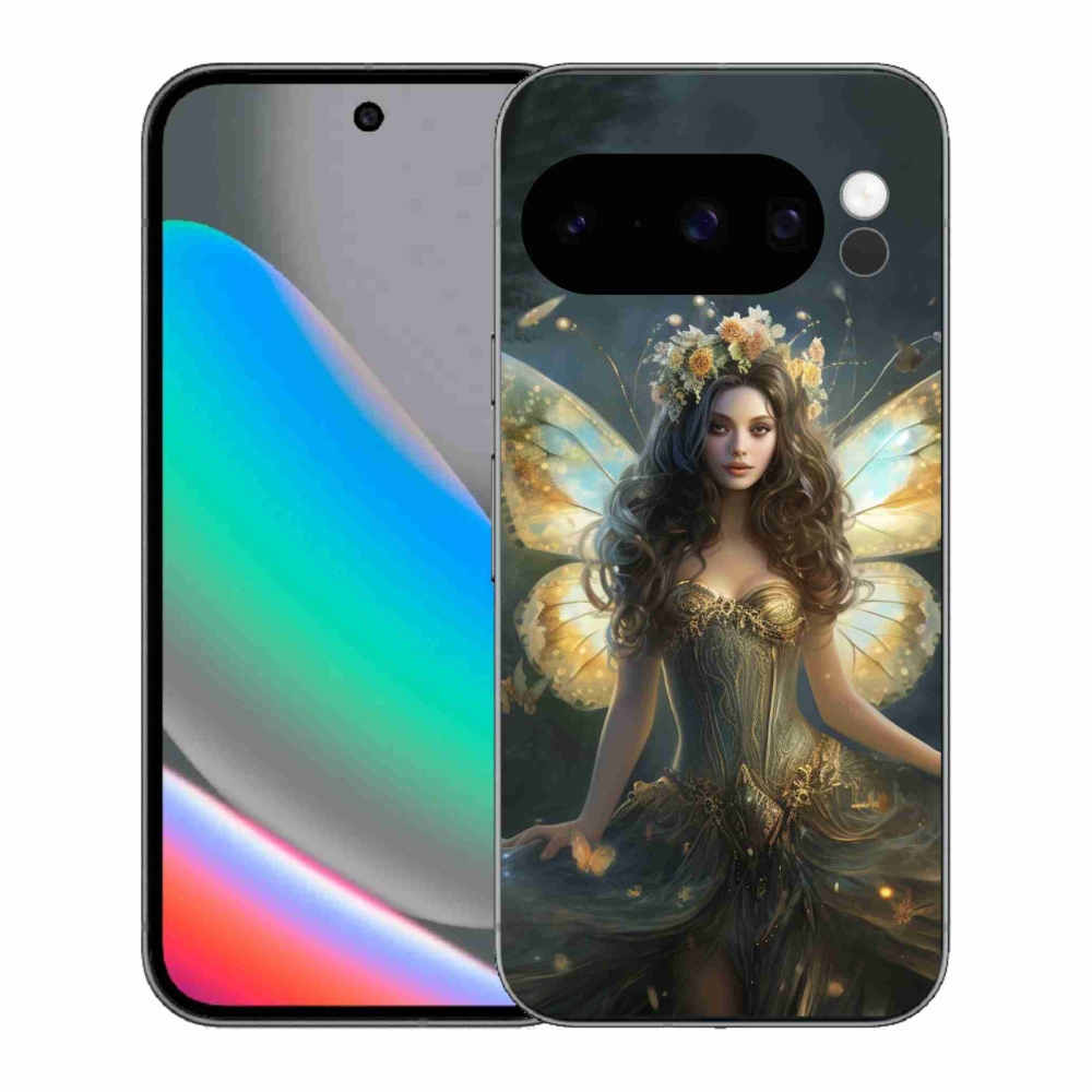 Gél borítás mmCase a Google Pixel 10 Pro számára - pillangó nő