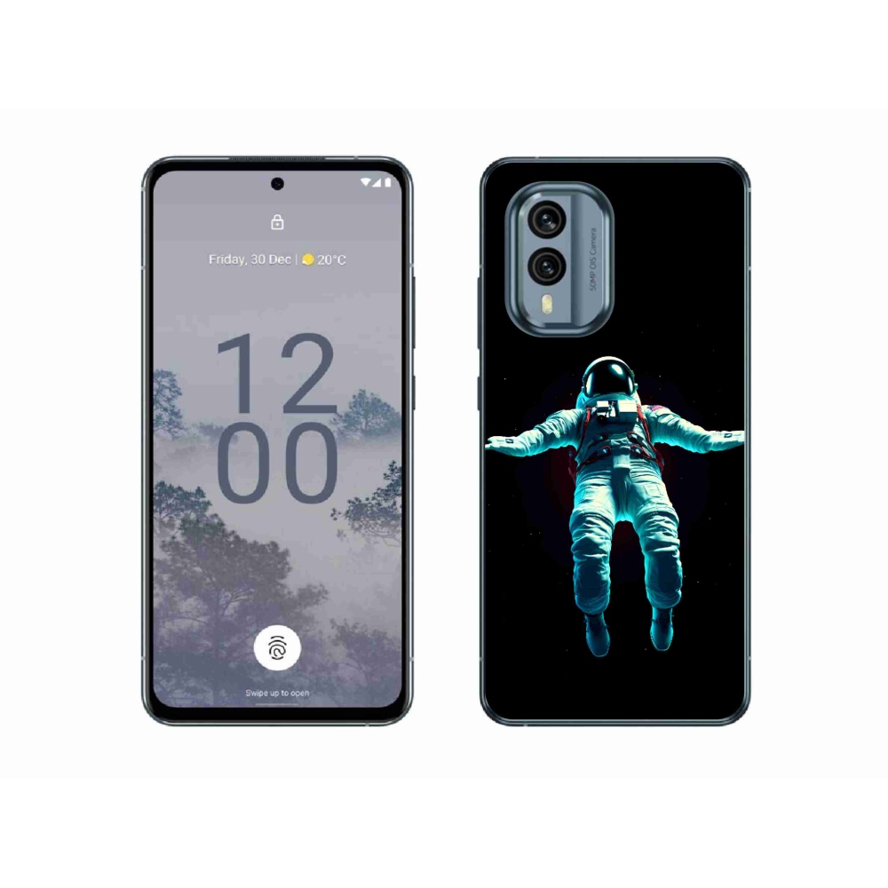 Zselés borítás mmCase a Nokia X30 5G készülékhez - űrhajós