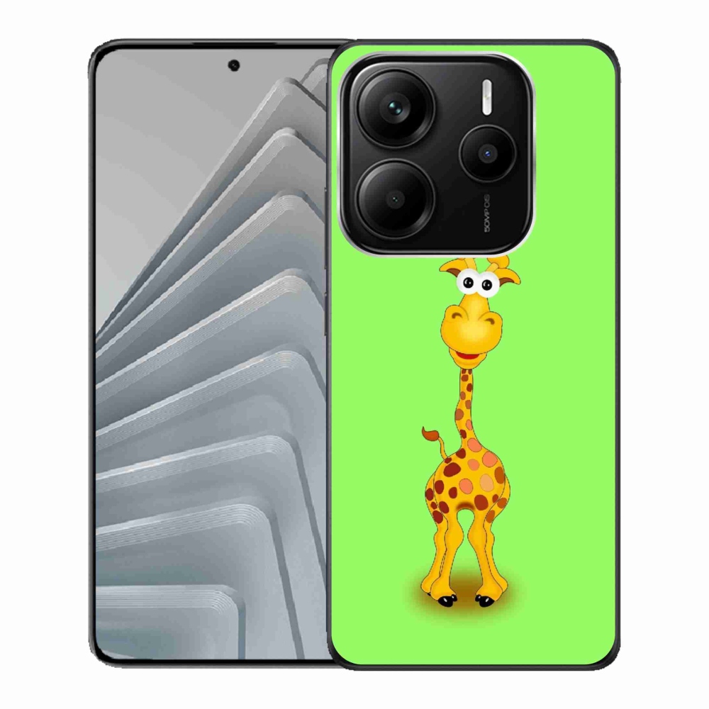 Gél borító mmCase a Xiaomi Redmi Note 14 5G-hez - rajzfilm zsiráf