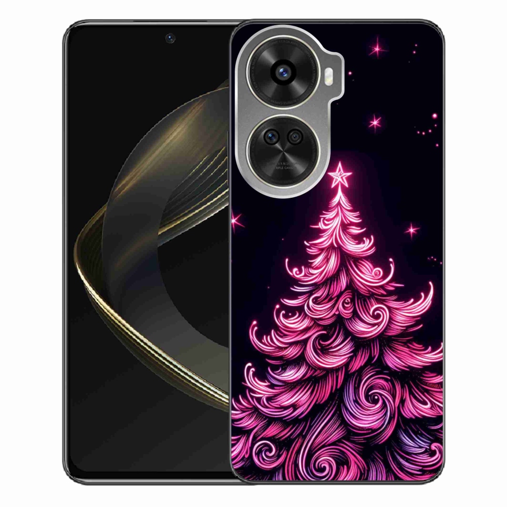 Gél borítás mmCase a Huawei Nova 12 SE-hez - neon karácsonyfa 2