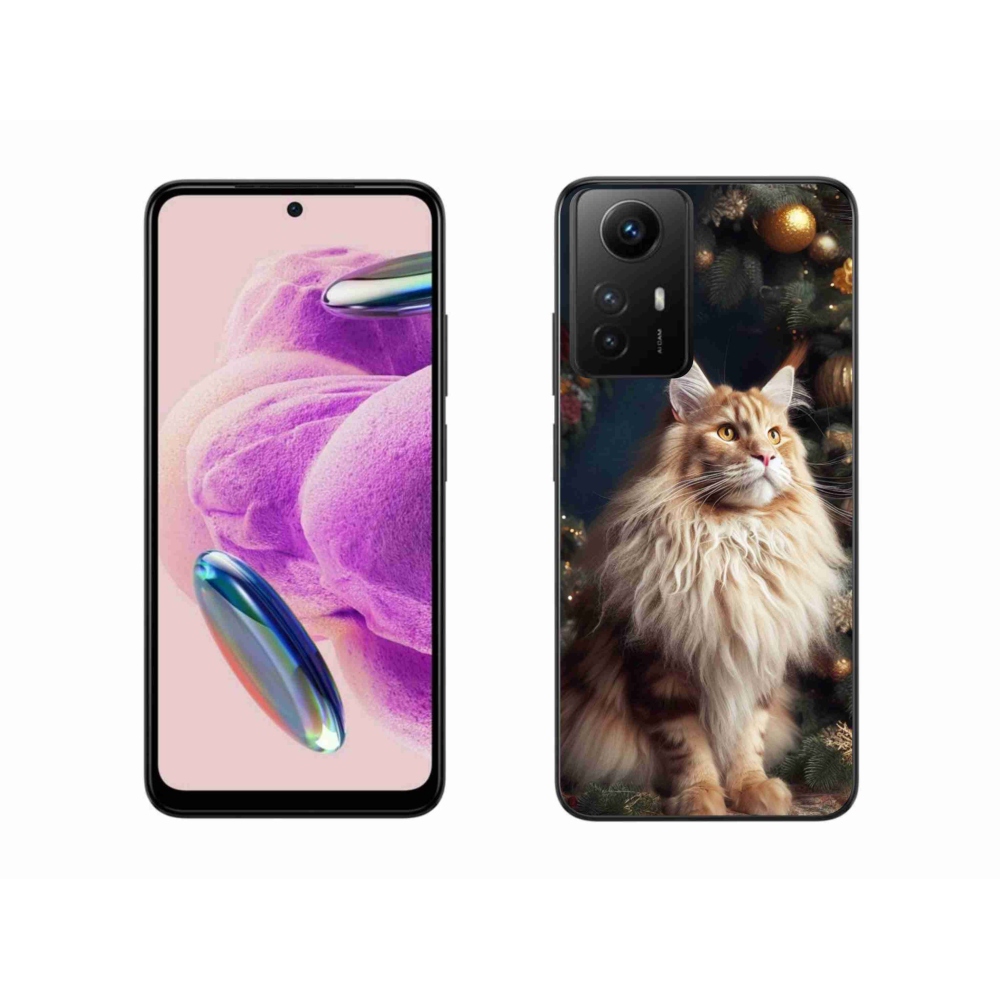 Gél borítás mmCase a Xiaomi Redmi Note 12S-hez - macska a fánál