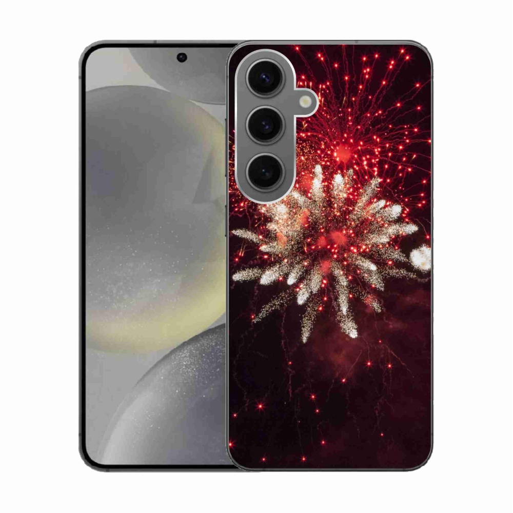 Gél borítás mmCase Samsung Galaxy S24 - tűzijátékhoz