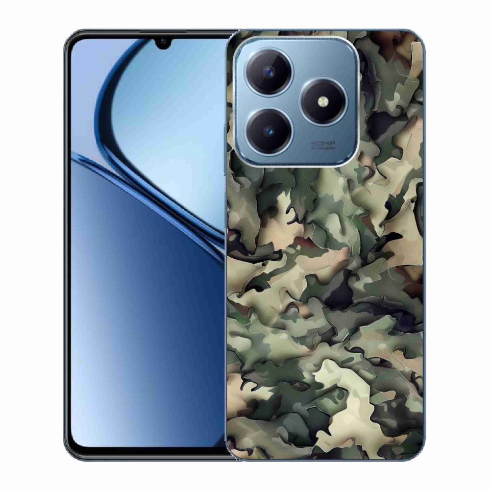 Gél borítás mmCase a Realme C63 készülékhez - álcázó minta 9