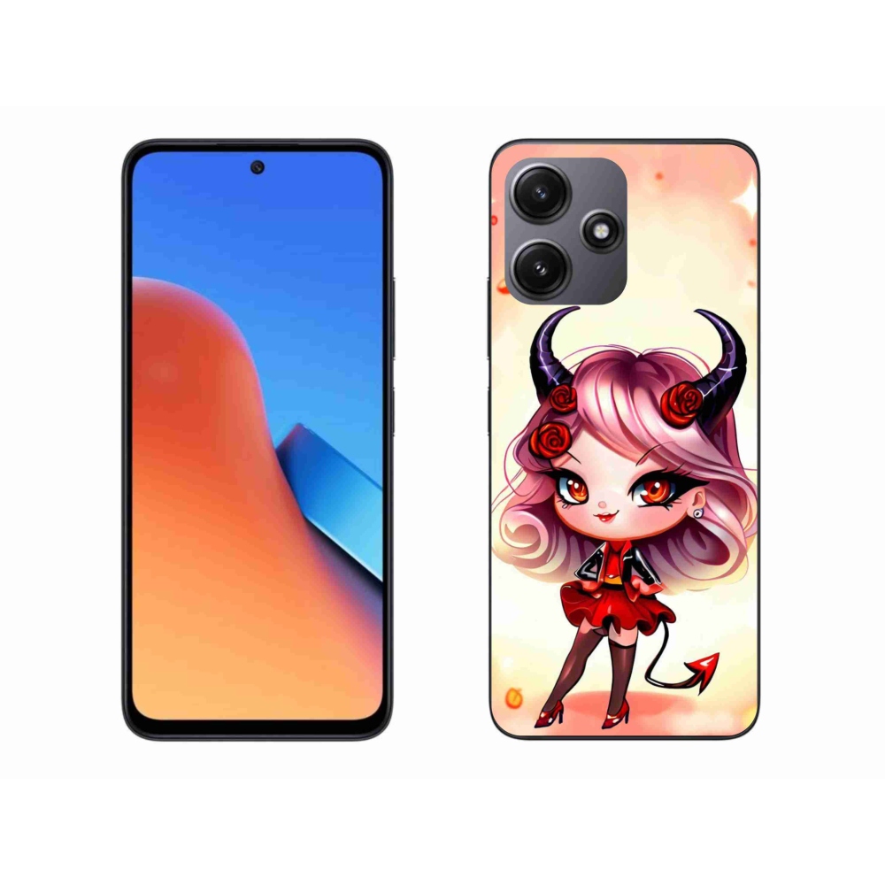 Gél borítás mmCase a Xiaomi Redmi 12 5G számára - rajzfilm ördög