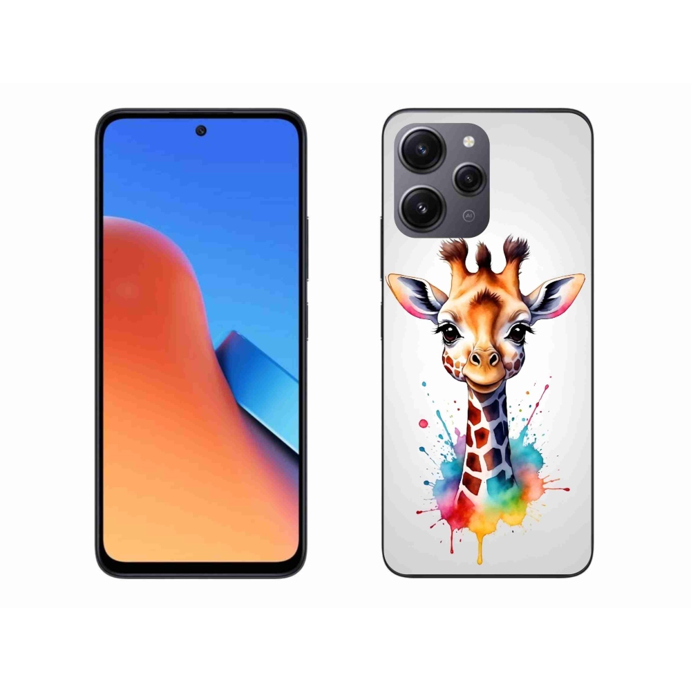 Gél borítás mmCase a Xiaomi Redmi 12-hez - zsiráf 1