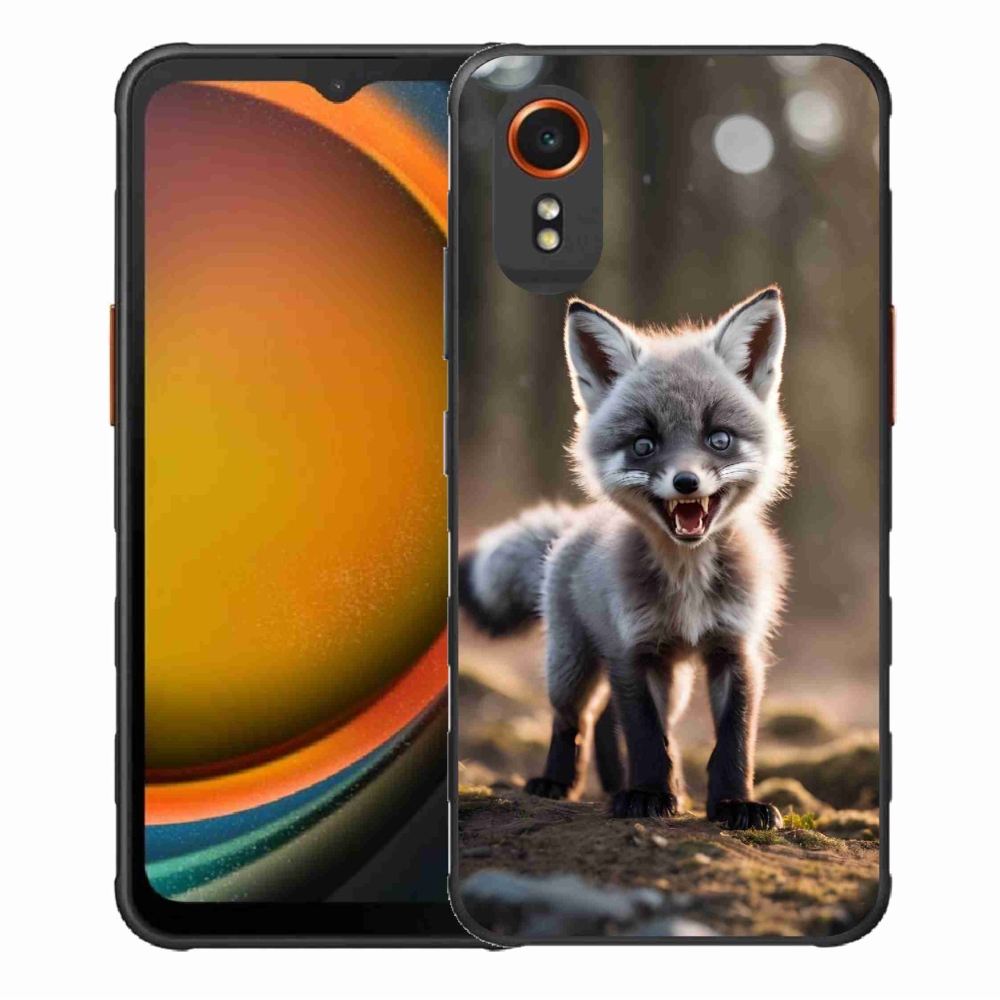 Gél borítás mmCase Samsung Galaxy Xcover 7 - angry fox - Samsung Galaxy Xcover 7 - angry fox