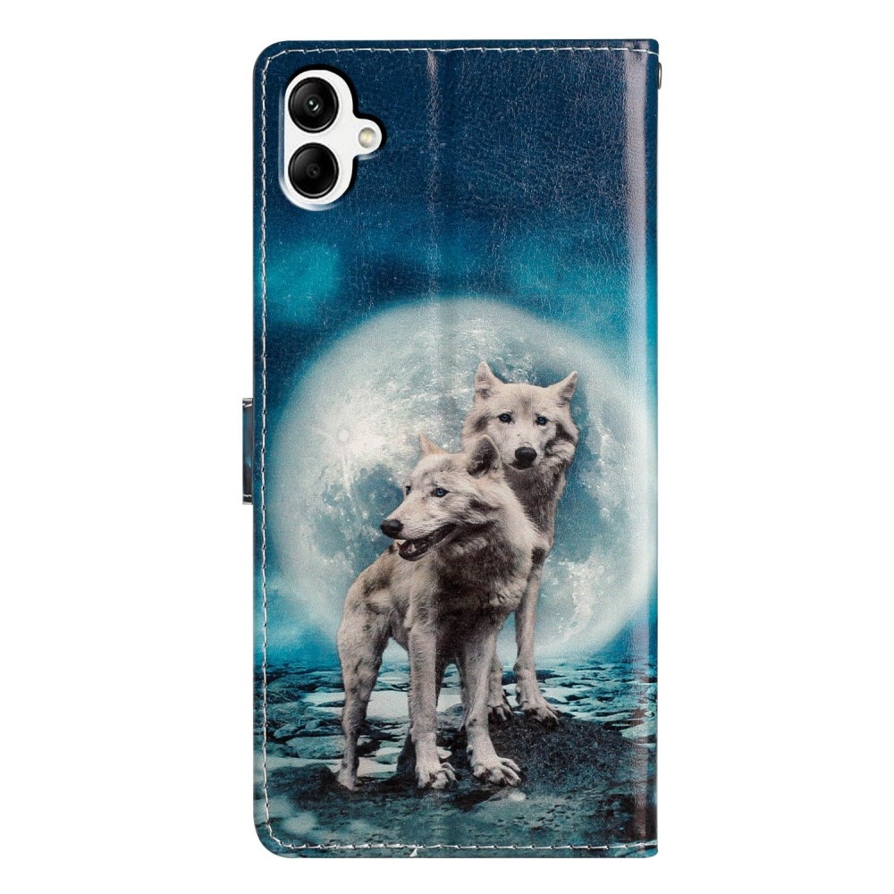 Egyedi könyvtáska Samsung Galaxy A06 4G - két farkas
