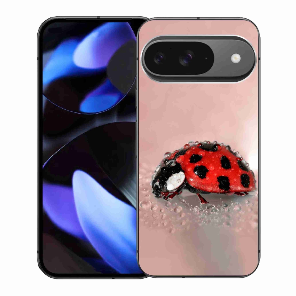 Zselés borítás mmCase a Google Pixel 9/9 Pro készülékhez - katicabogár