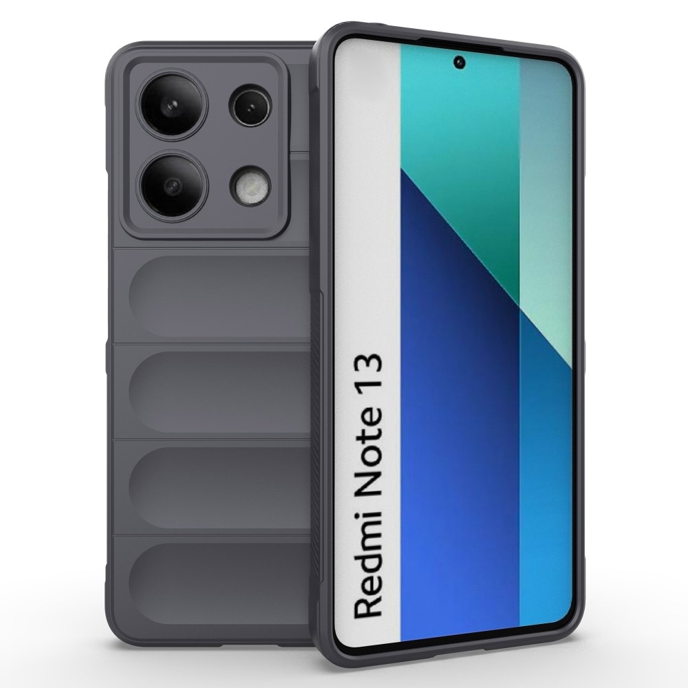 Rugg tartós zselés tok Xiaomi Redmi Note 13-hoz - sötétszürke