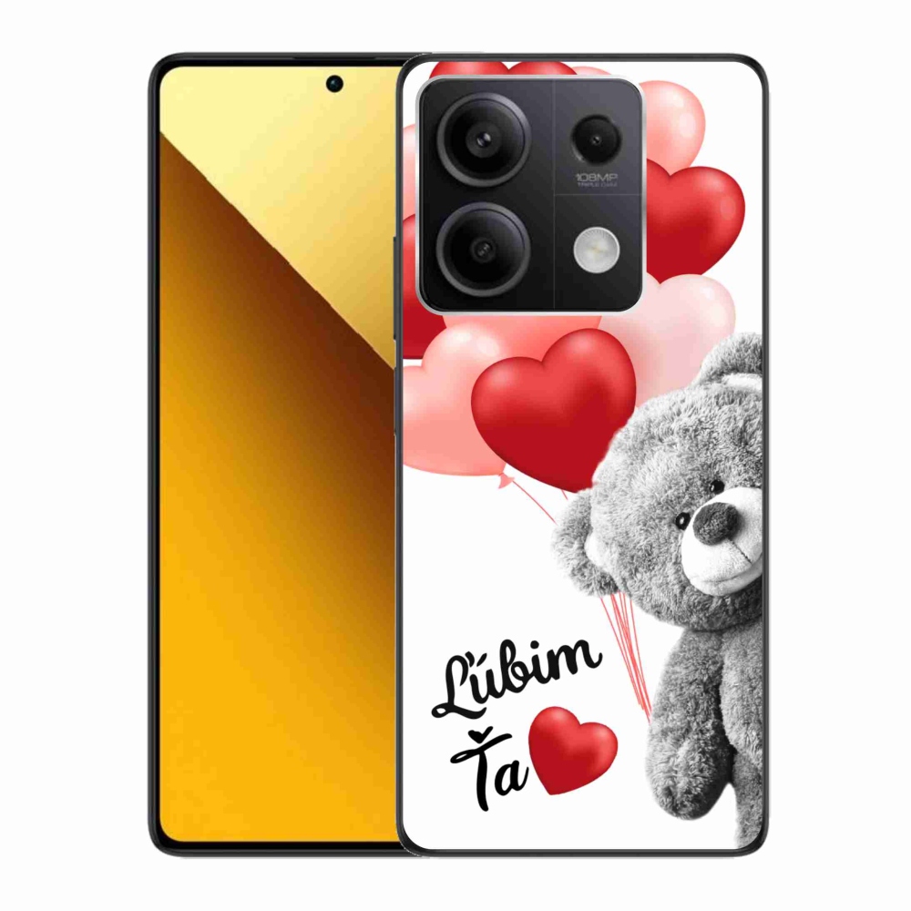 Gél tok mmCase a Xiaomi Redmi Note 13 5G-hez - I love you en