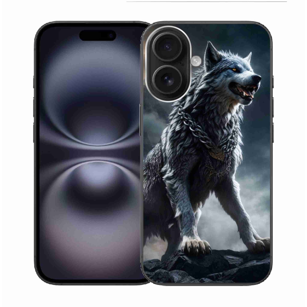 Gél borítás mmCase iPhone 16 készülékhez - farkas 1