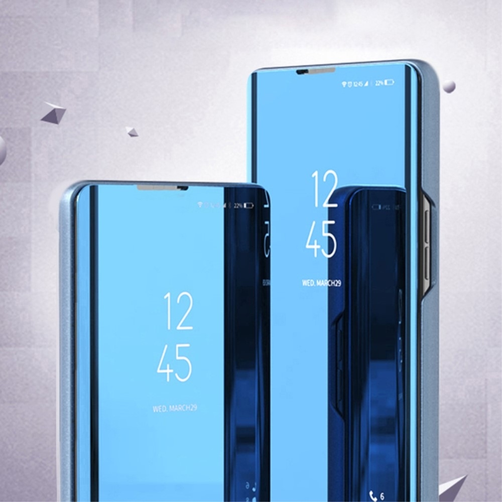Átlátszó zárófedél matt előlappal Samsung Galaxy S24+ készülékre - kék