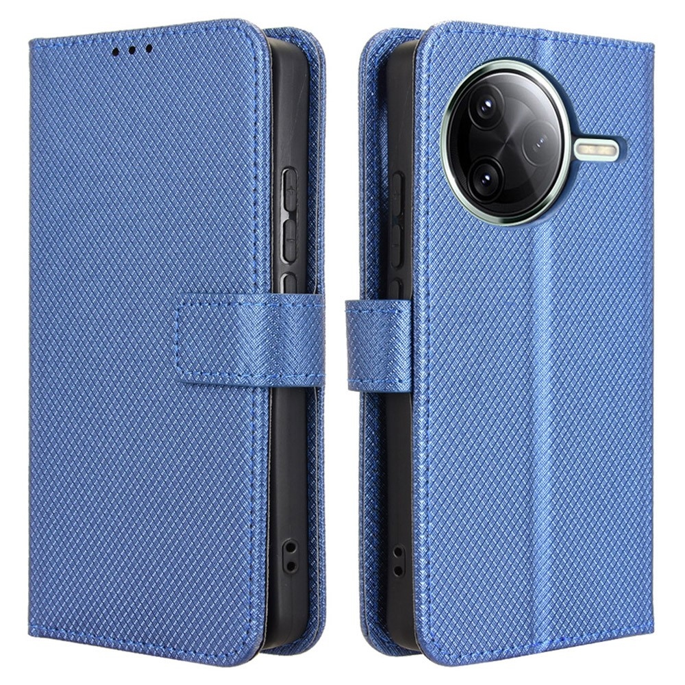 Gyémánt könyv tok Xiaomi Poco F7 Pro 5G/Poco F7 Ultra 5G - kék