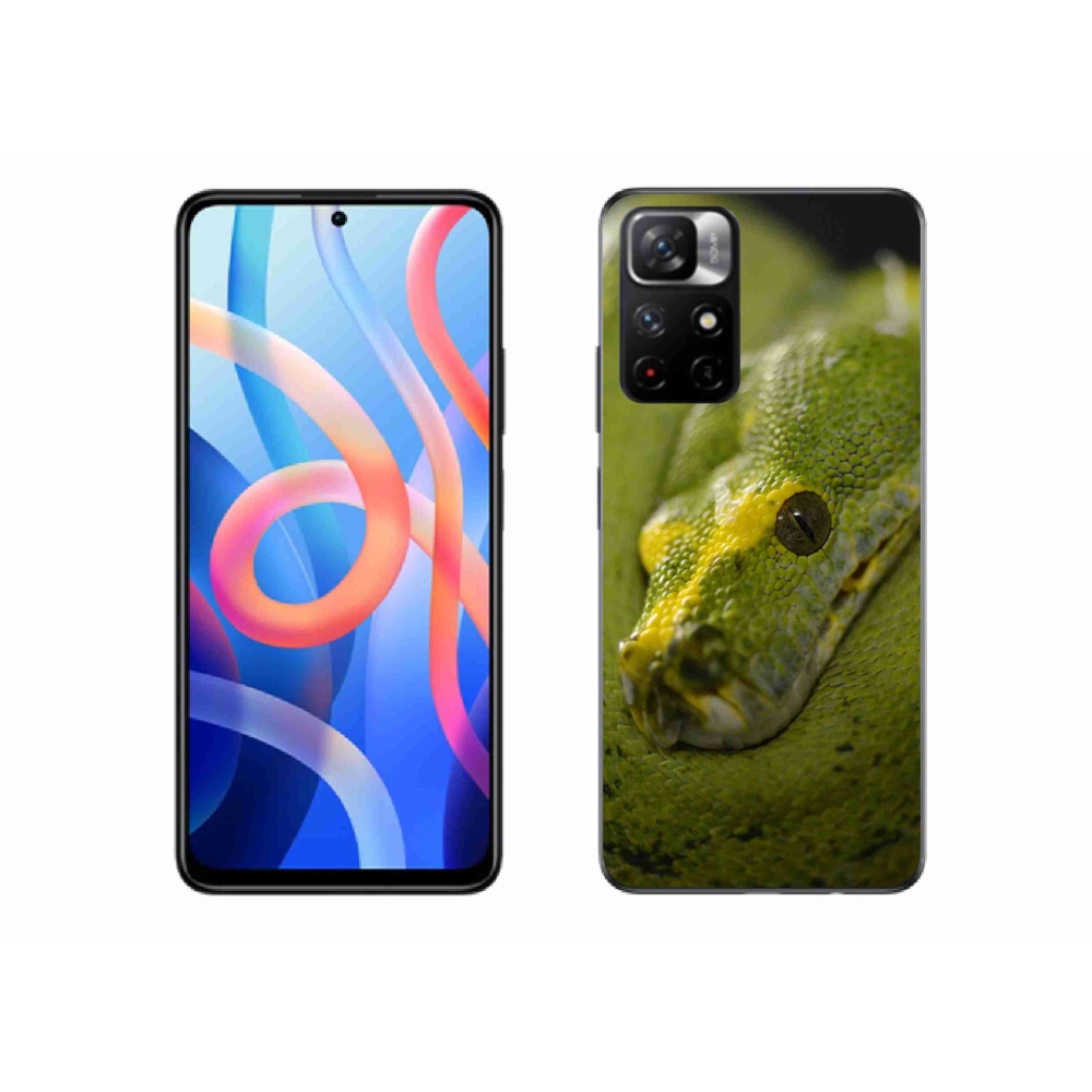 Gél borítás mmCase a Xiaomi Redmi Note 11S 5G-hez - kígyó 2