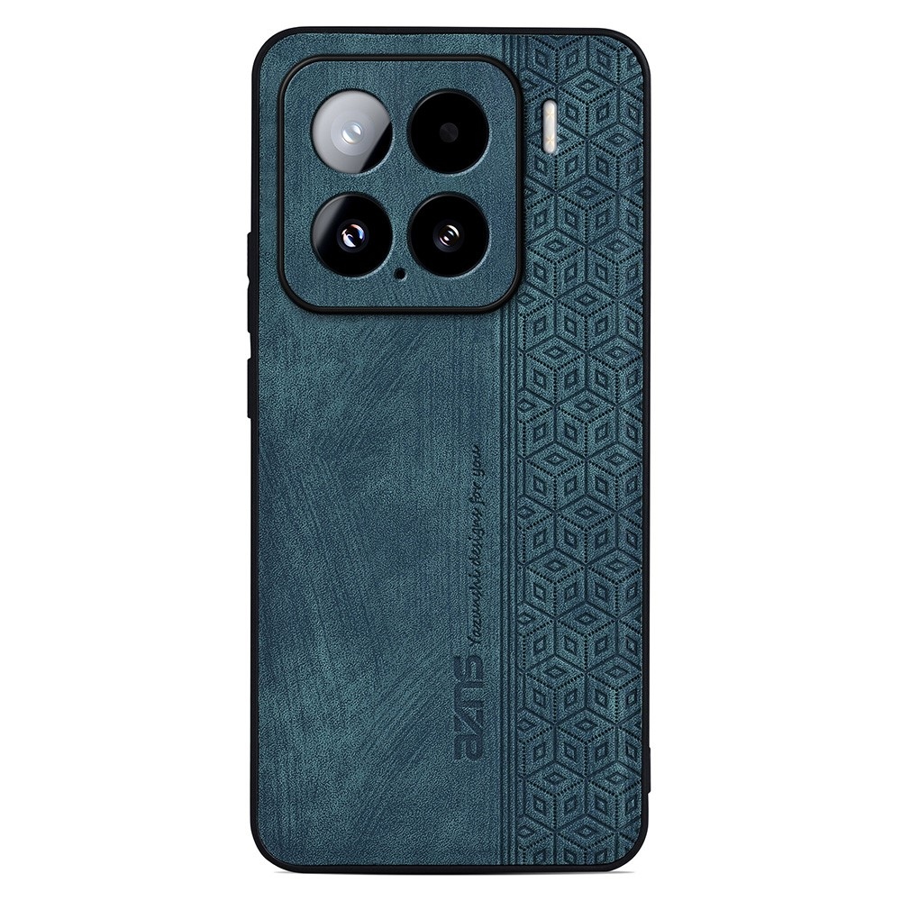 AZNS zselés tok PU bőrrel borított Xiaomi 15 - zöld
