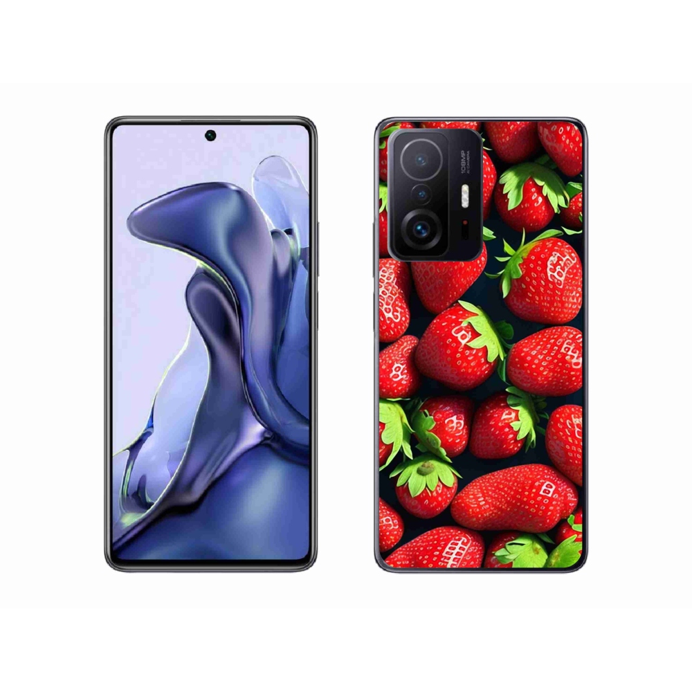 Gél borítás mmCase a Xiaomi 11T-hez - eper