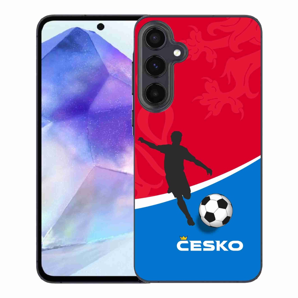 Gél védőhuzat mmCase Samsung Galaxy A55 5G - foci Csehország