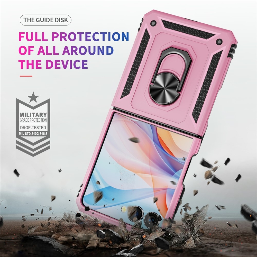 Gyűrűálló borítás Samsung Galaxy Z Flip7 5G készülékhez - rózsaszín
