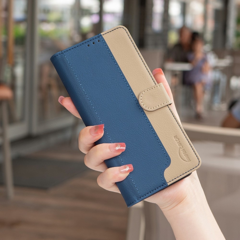 BNF DUO könyvtáska Xiaomi 15 Pro-hoz - kék