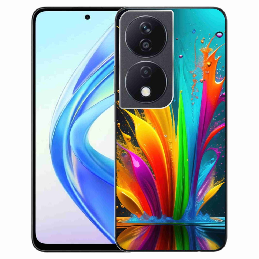 Zselés borító mmCase a Honor X7b/Honor 90 Smart készülékhez - absztrakt motívum 1