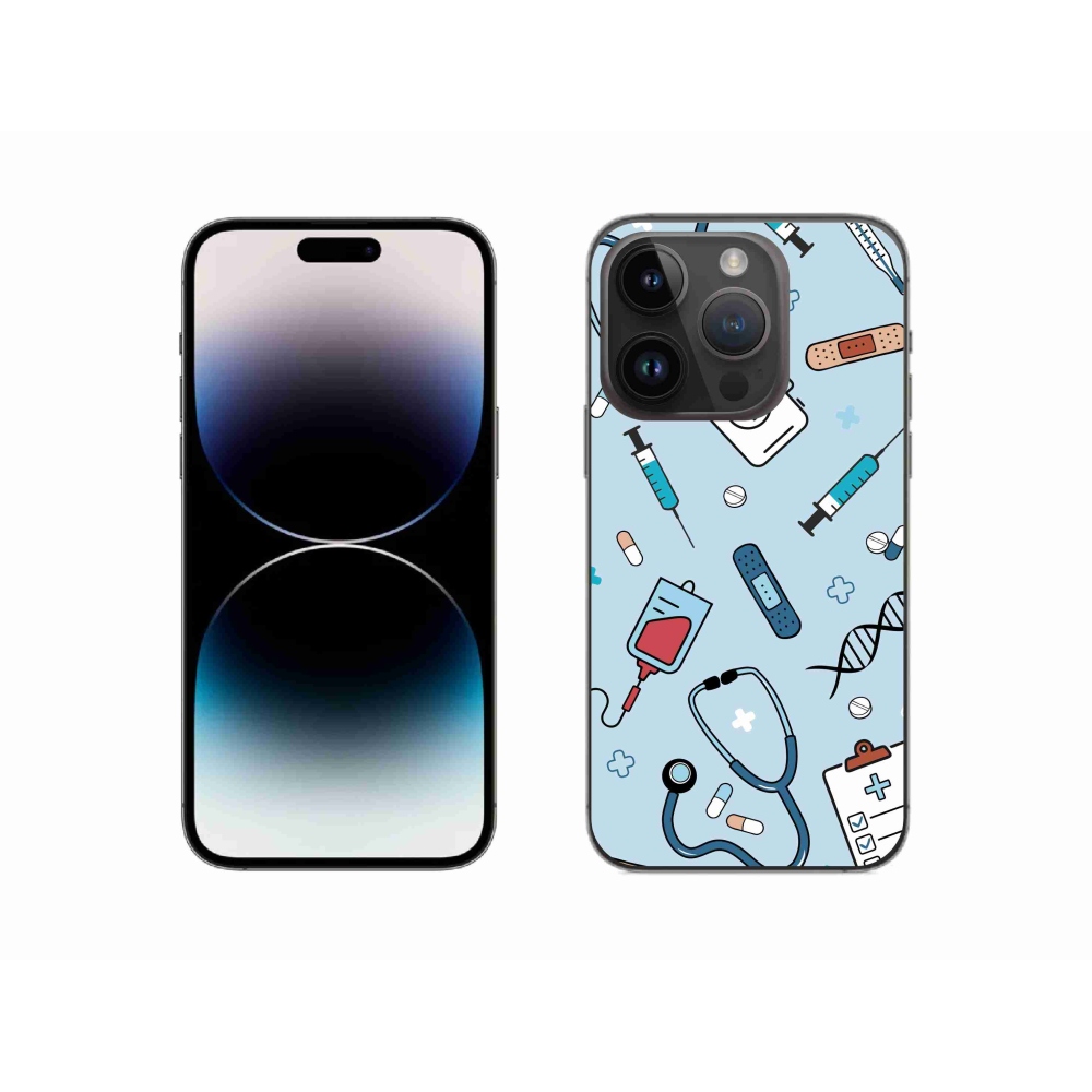 Zselés borítás mmCase iPhone 14 Pro készülékhez - egészség 1