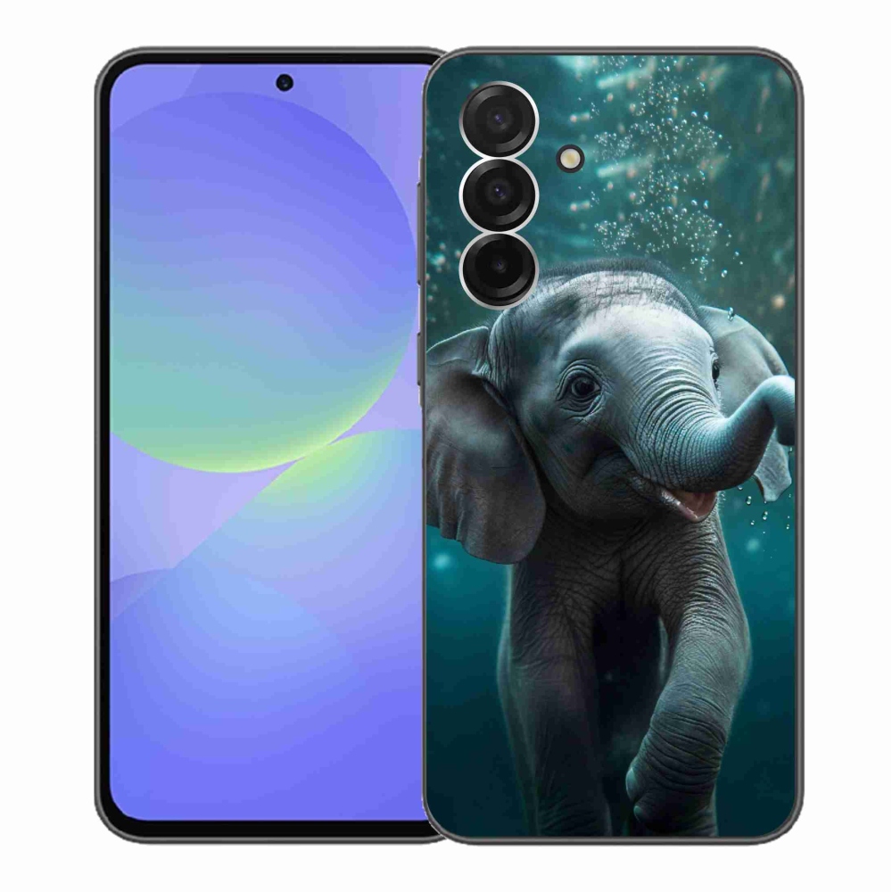 Zselés borítás mmCase Samsung Galaxy A36 5G - elefánt a víz alatt