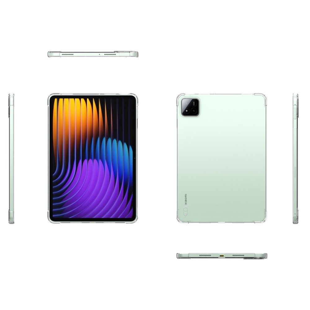 Átlátszó zselés tok megerősített sarkokkal Xiaomi Pad 7/7 Pro készülékhez - átlátszó