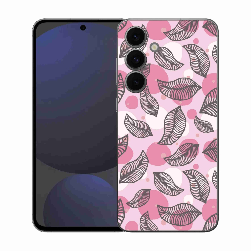 Gél borítás mmCase Samsung Galaxy S25 FE - rajzfilmes hulló levelek