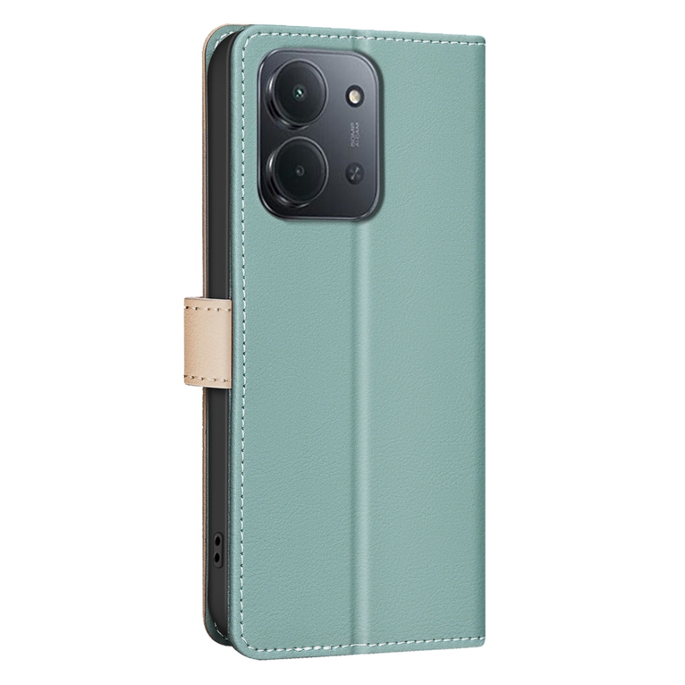 BNF DUO könyvtáska Xiaomi Redmi 15C 4G/5G (173mm) - zöld
