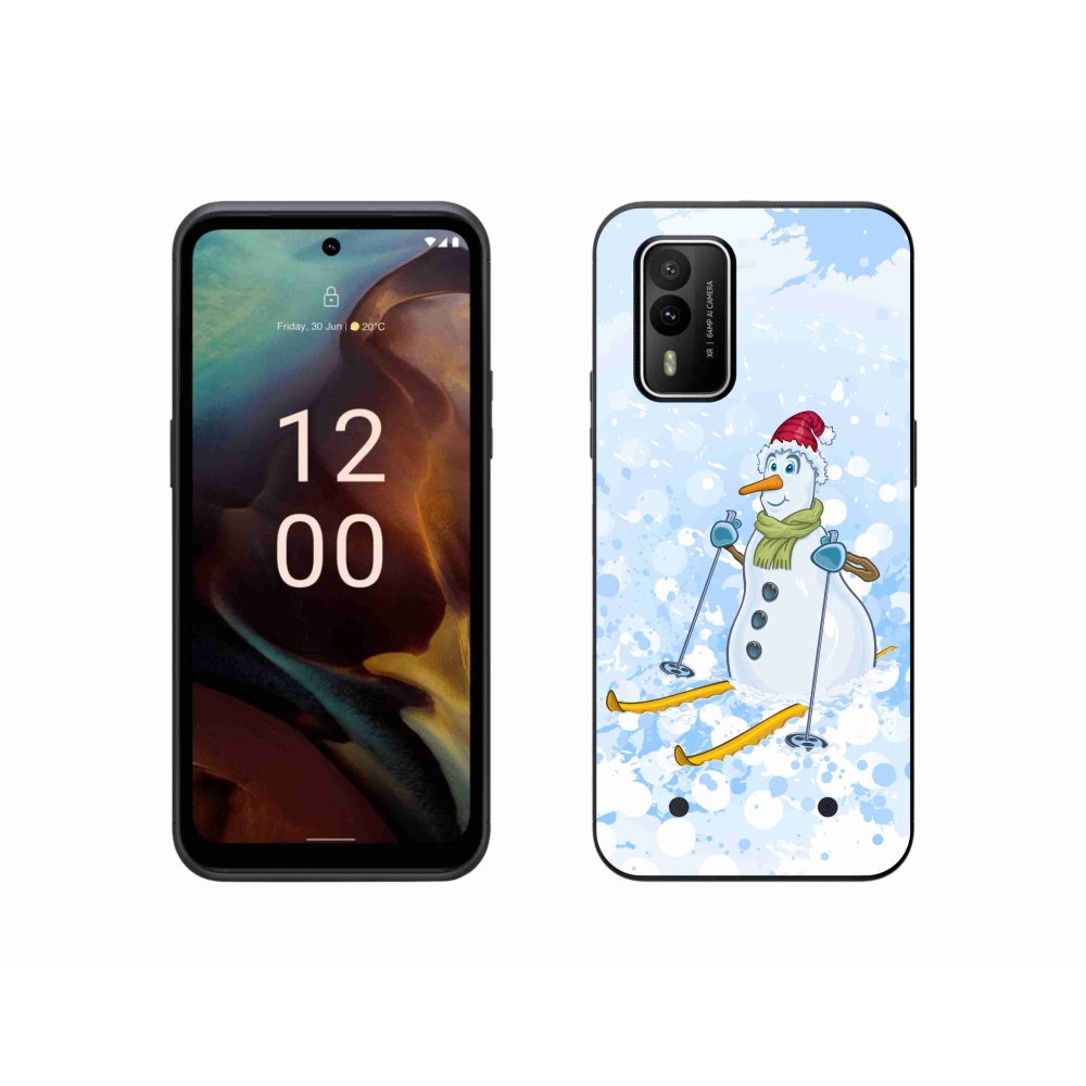 Zselés borítás mmCase a Nokia XR21 készülékhez - hóember