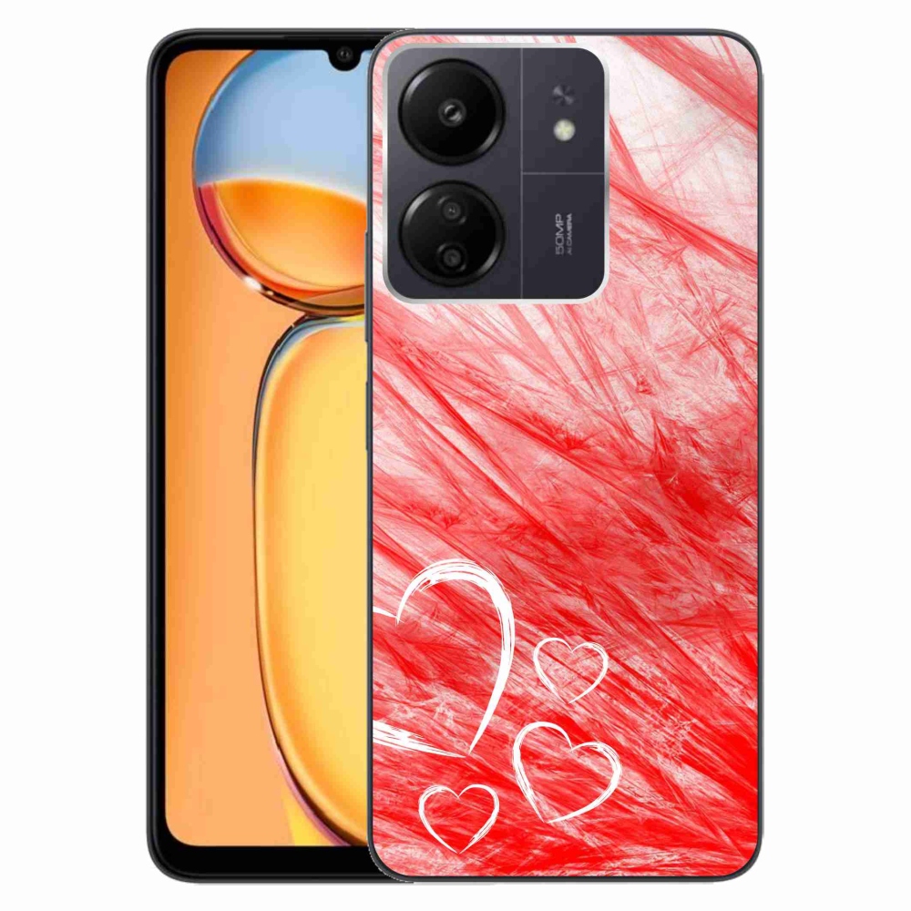 Gél borítás mmCase a Xiaomi Poco C65/Redmi 13C számára - szív