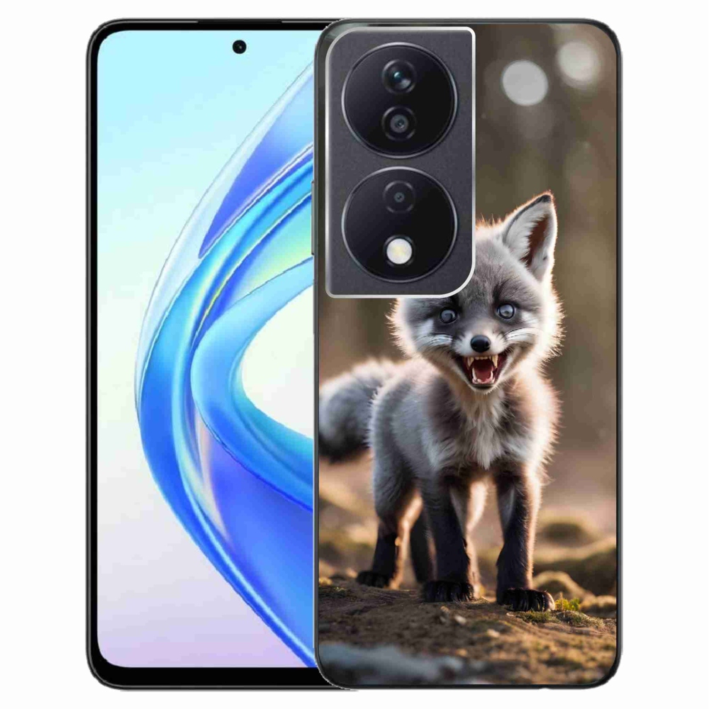 Zselés borítás mmCase a Honor X7b/Honor 90 Smart készülékhez - angry fox
