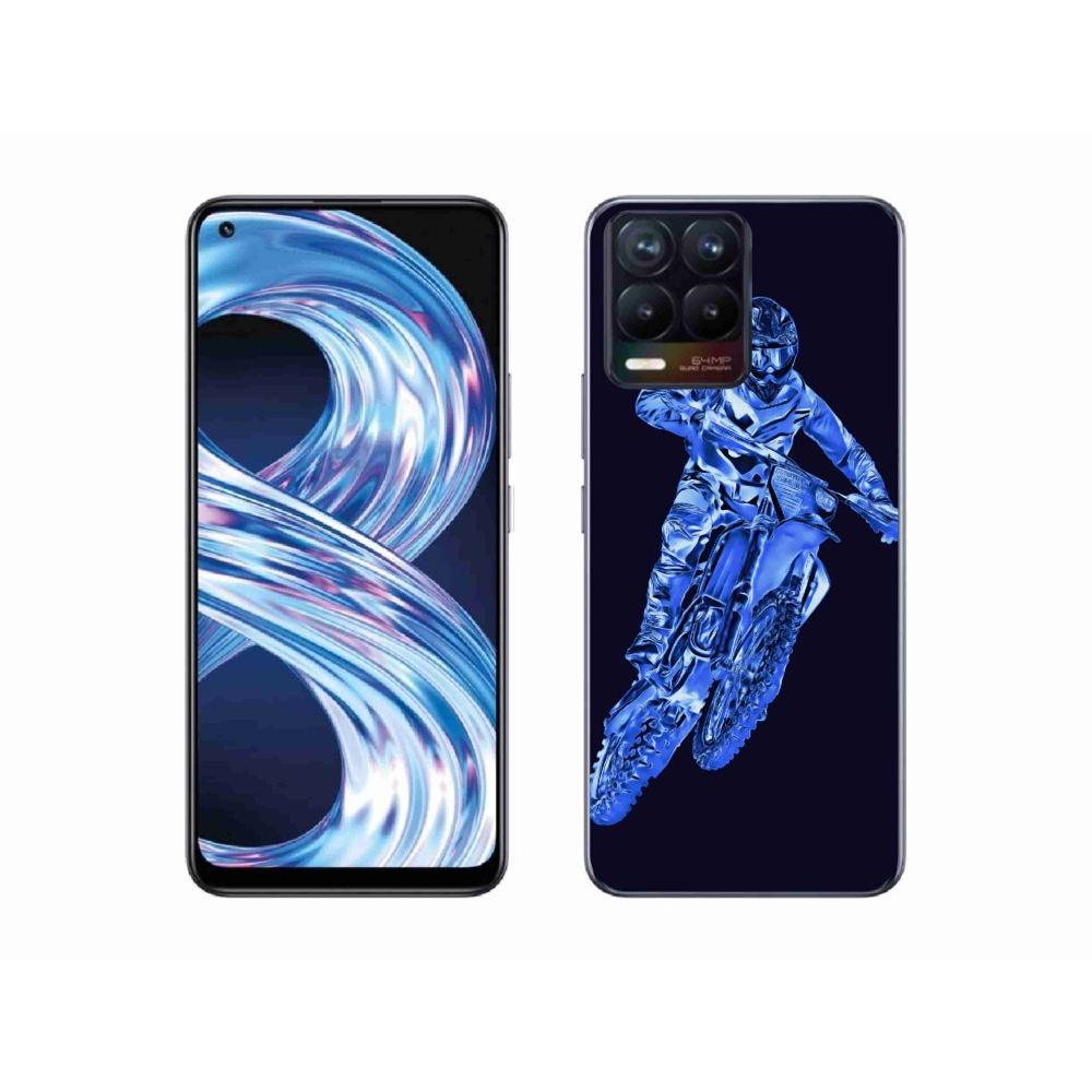 Gél borítás mmCase a Realme 8 Pro készülékhez - motocross 1