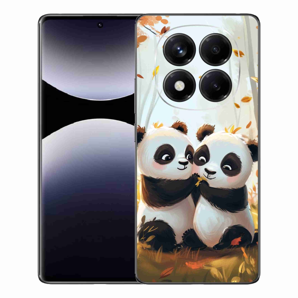 Gél borítás mmCase a Xiaomi Redmi Note 14 Pro készülékhez - pandák