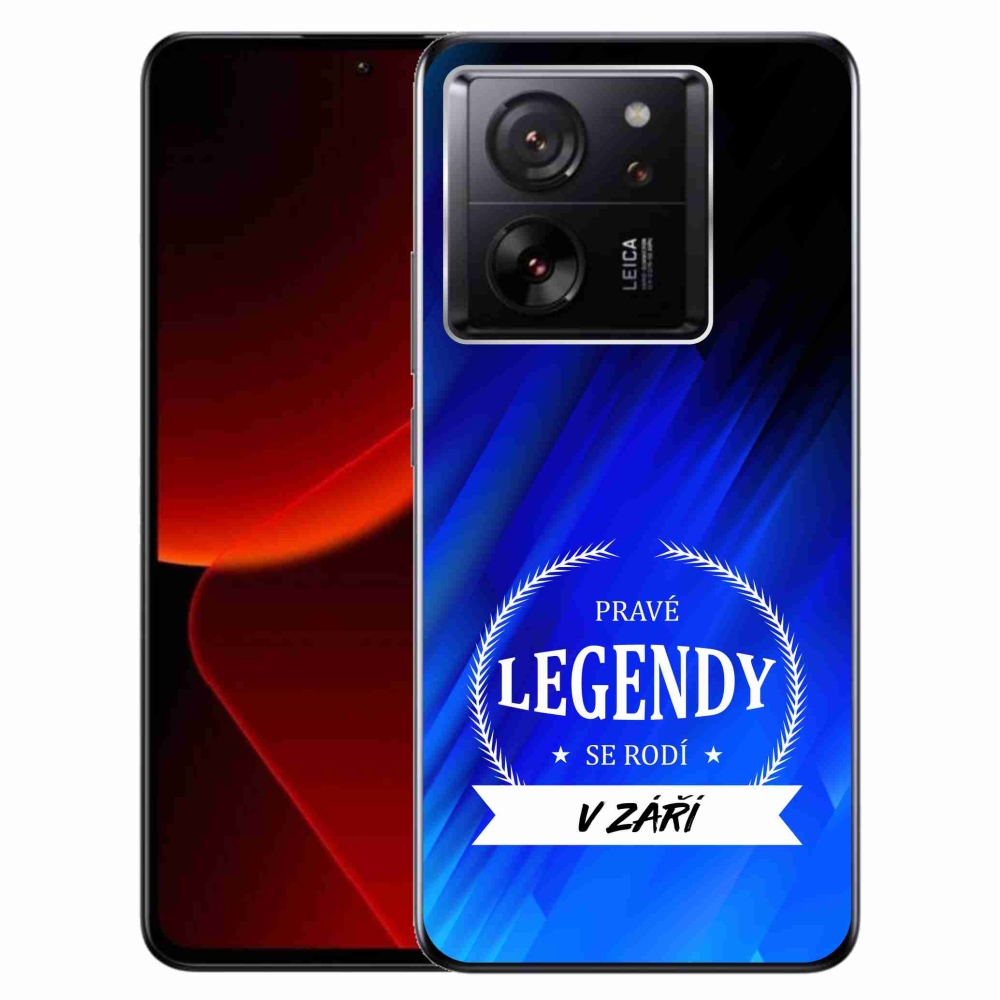 Gél borítás mmCase a Xiaomi 13T/13T Pro - Legendák szeptemberben kék háttérrel