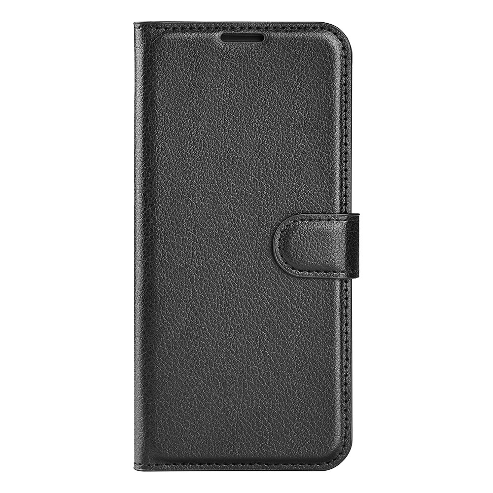 Litchi könyv tok Xiaomi 13T/13T Pro-hoz - fekete