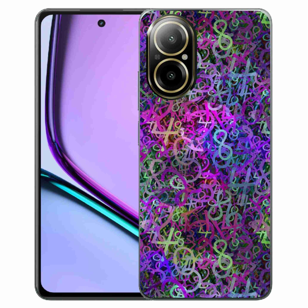 Gél borítás mmCase a Realme C67 készülékhez - absztrakt motívum 25