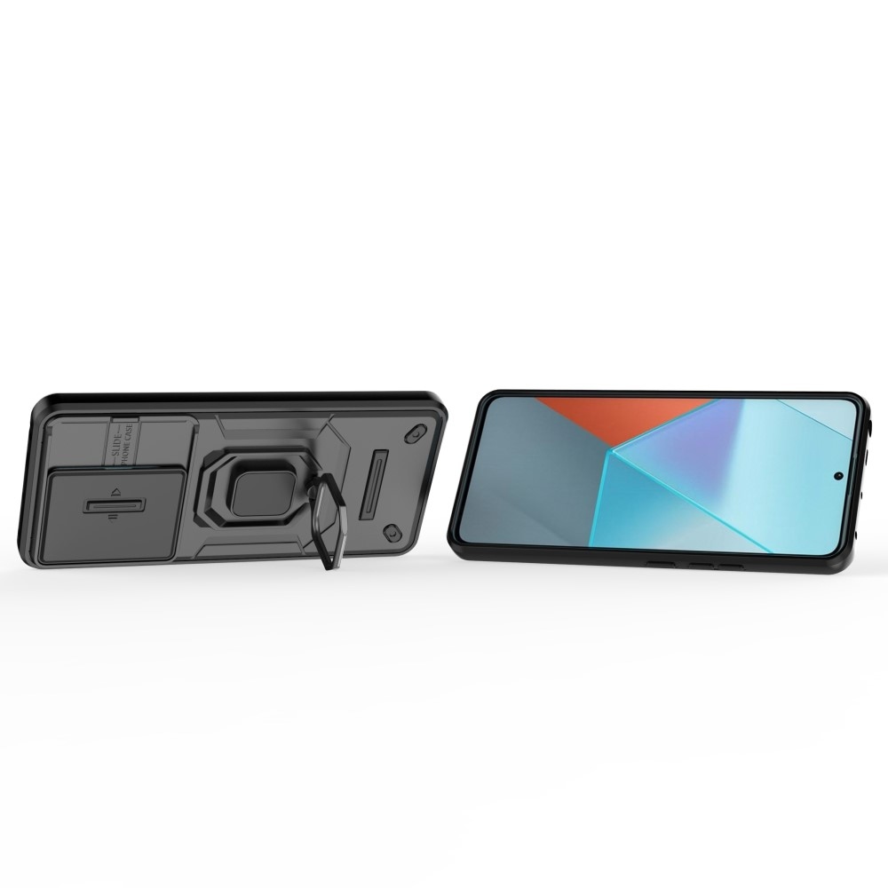 Lencseálló hibrid borítás a Xiaomi Redmi Note 13 Pro 5G/Poco X6 5G készülékhez - fekete