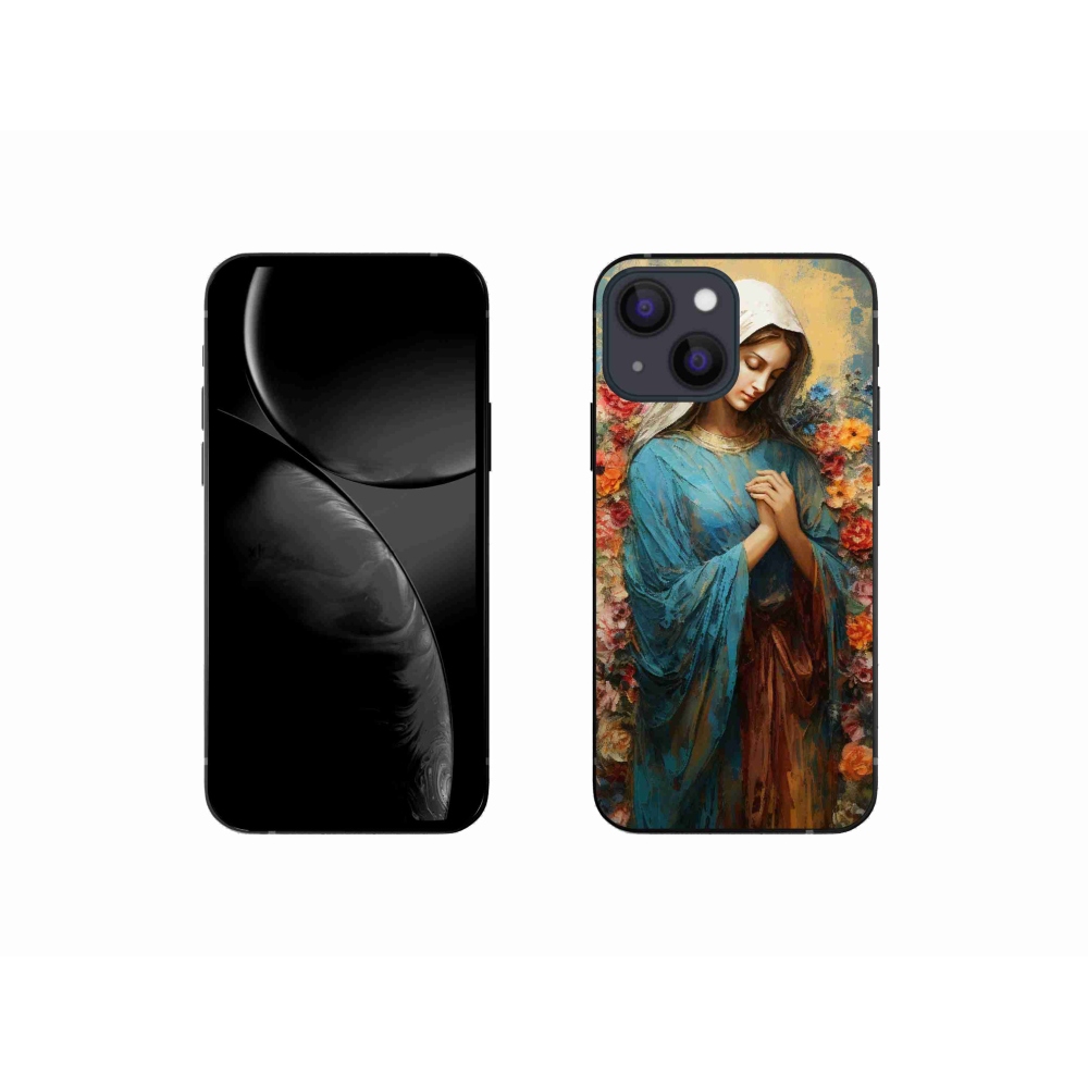 Zselés borítás mmCase iPhone 13 mini készülékhez - szent nő